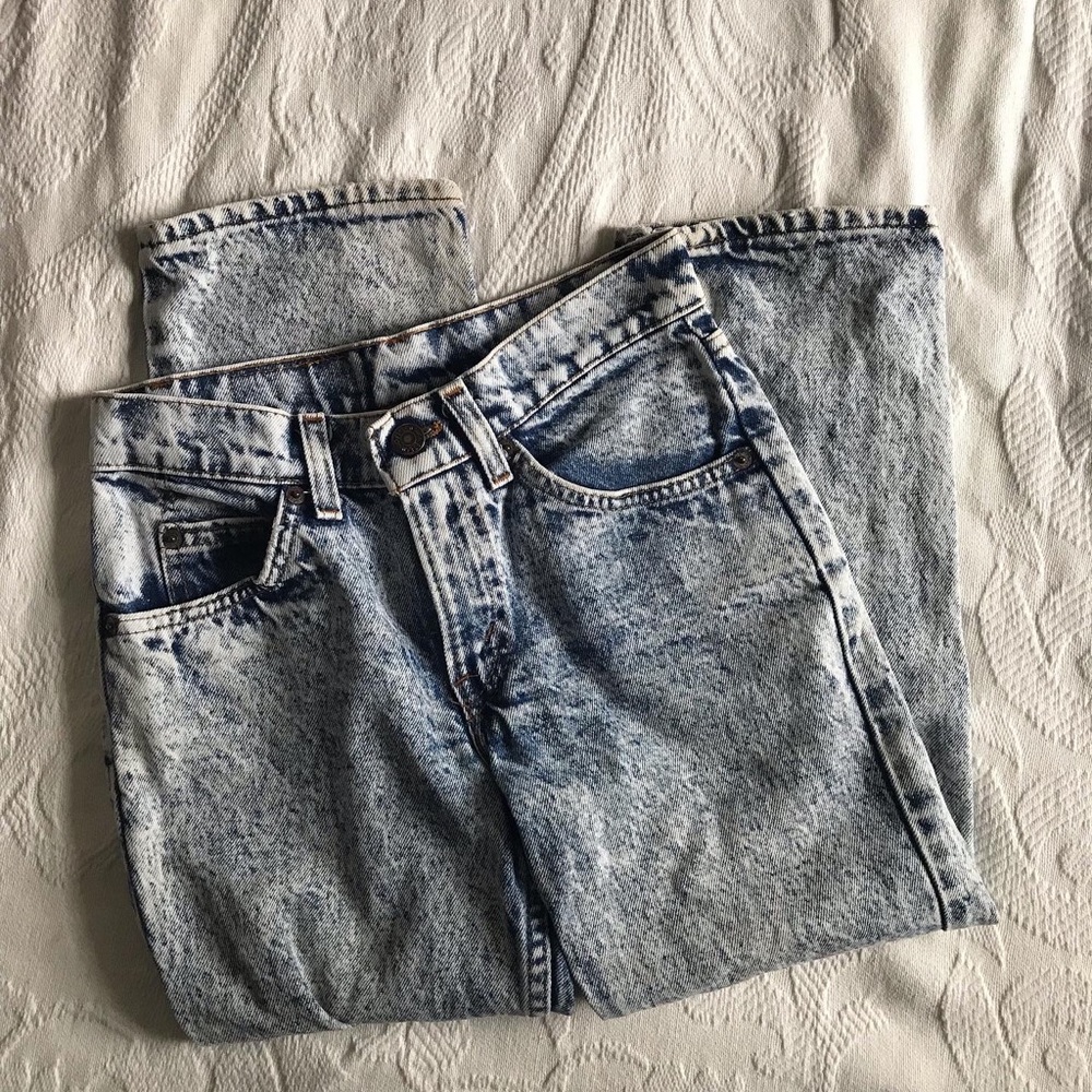 Vintage Levi acid wash jeans